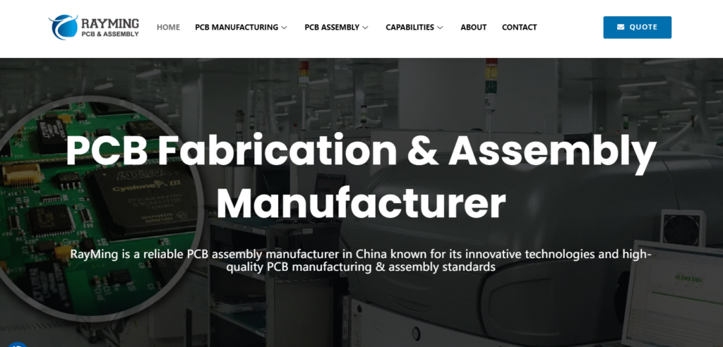 Top 10 High-Frequency & RF PCB Manufacturers in China (2025) 2 RAYMING High frequency PCB prototyping and production